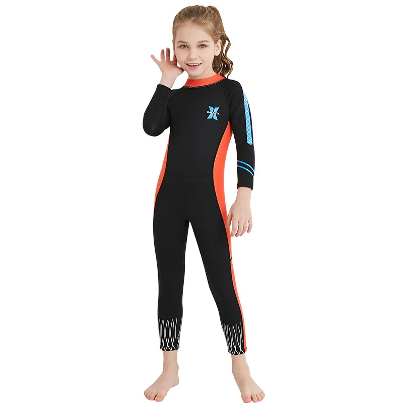 

Женский теплый костюм для дайвинга купальник 2,5 мм толстый неопреновый гидрокостюм для детей Цельный купальник для серфинга с Медузой