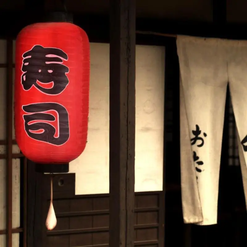 Фонарь в традиционном японском стиле 10 дюймов 2/4 шт. подвесной светильник для