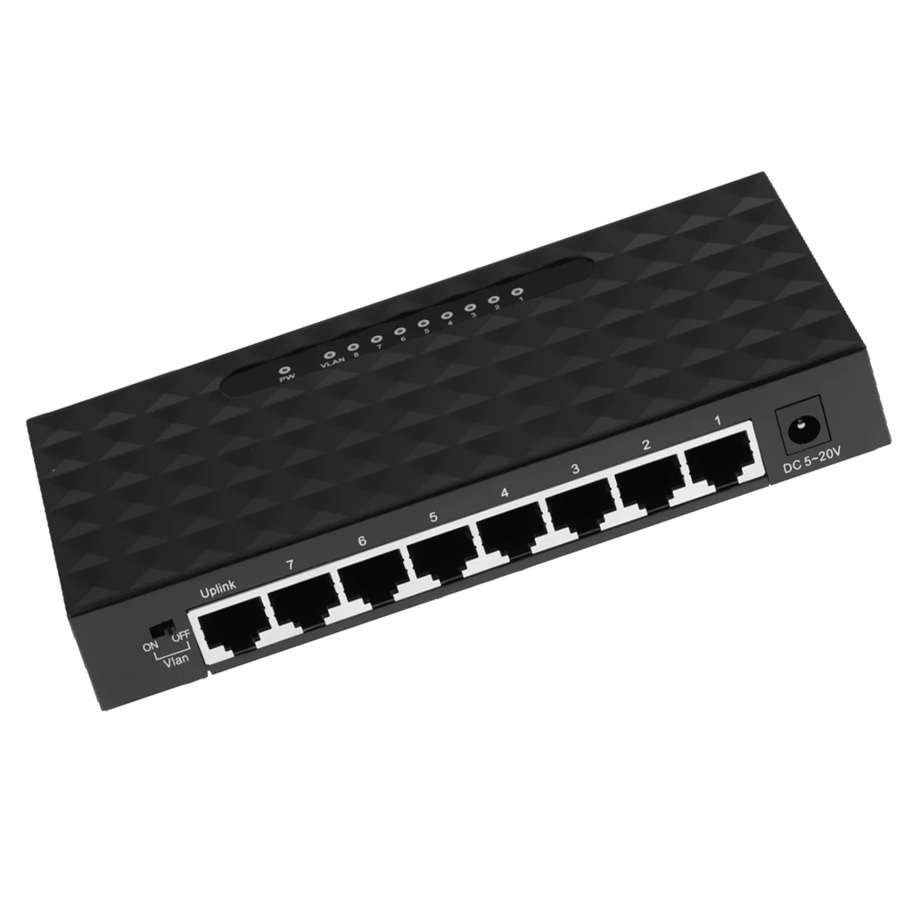 Bliy 10/100 Мбит/с 9 портов poe коммутатор IEEE802.3af/at 8 POE коммутатор ethernet переключатель питания для ip-камеры и wifi роутера gigabit