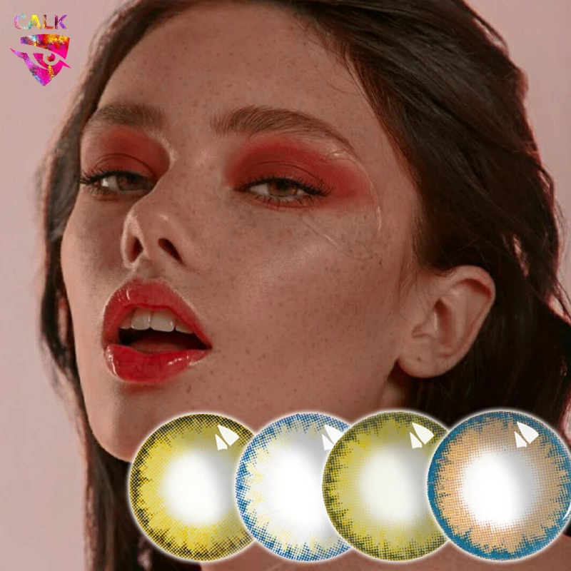 2 шт./пара PRO серии на Цвет контактные линзы для глаз круглые очки мягкой ed