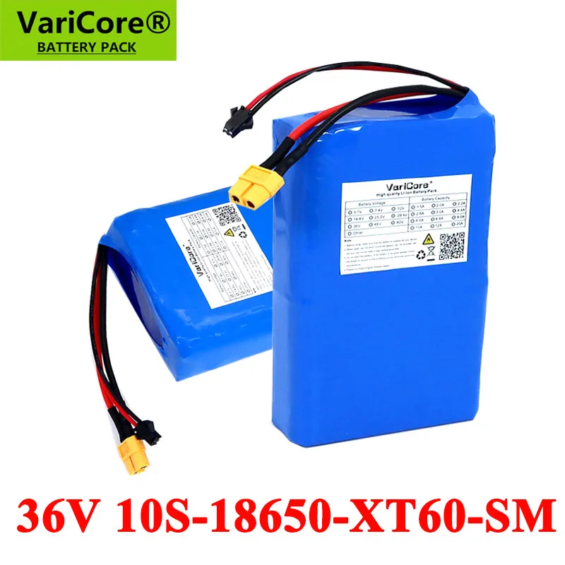 Литиевый аккумулятор VariCore для электровелосипеда 36 В 12 а/ч 10 А/ч 18650 8 20 |