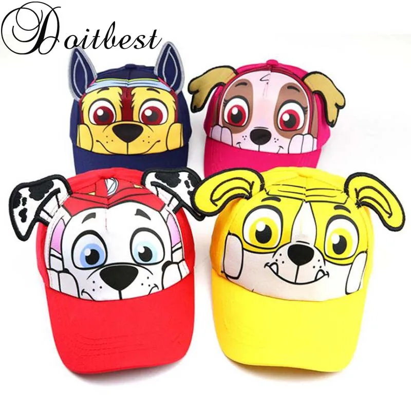 Бейсболка Doitbest для детей от 2 до 8 лет Кепка в стиле хип хоп с мультяшными собаками