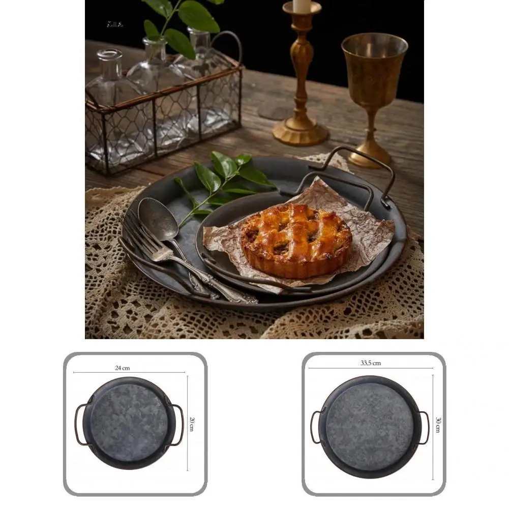 

Прочная конструкция, металлический Многоцелевой Круглый поднос для торта и хлеба для кухни