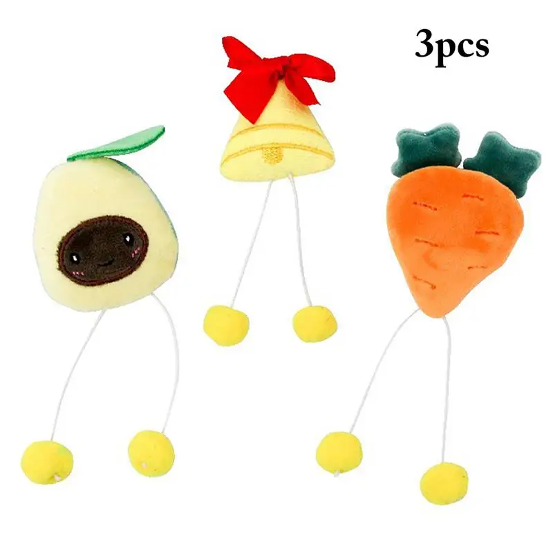 

3PCS/Set Plush Cat Toy Cats Chew Catnip Toys Kitten Bite Proof Interactive Cleaning Kitty Teeth Products Pet Cat Toy Supplies