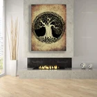 Постер на дерево, Скандинавская Художественная печать, герметичный декор, фотопечать, украшение Magick, эзотерический домашний декор
