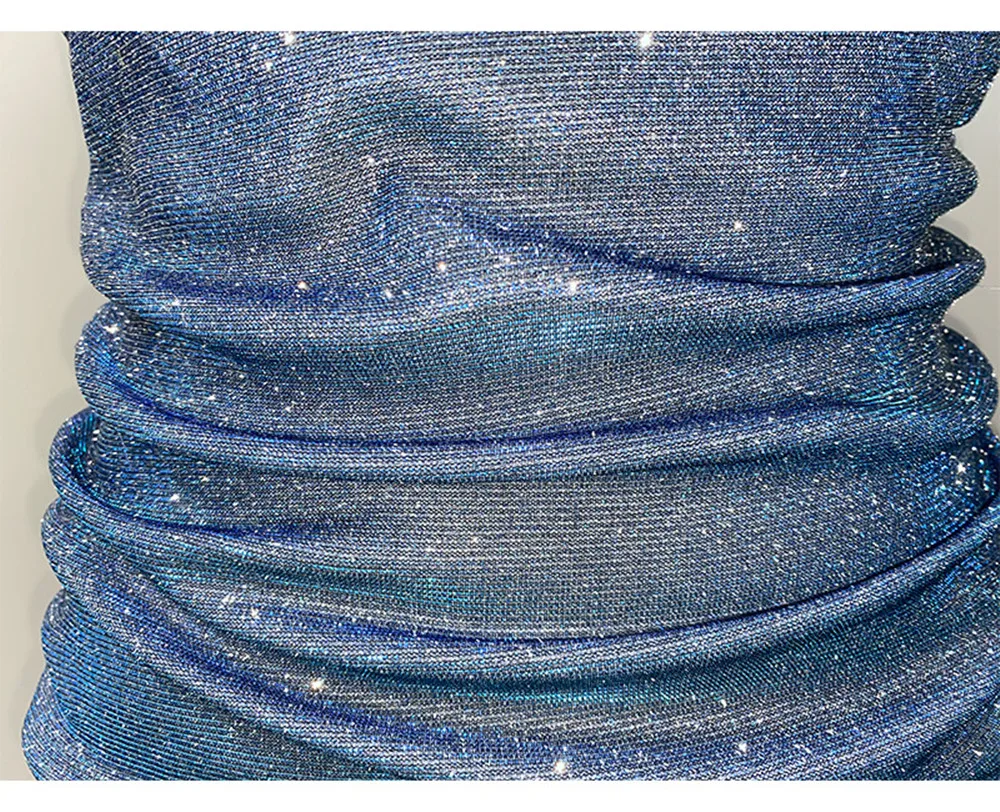 

Women Elegant Fashion Spaghetti Strap Mini Dress Slip Dress Women Sexy Slim Fit Bodycon Party Dress Sequins Backless Short Dress