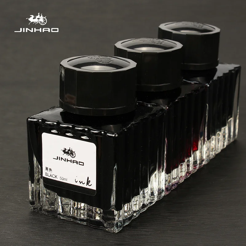 JINHAO 50 мл бутылочная стеклянная гладкая ручка для письма чернильная заполнение