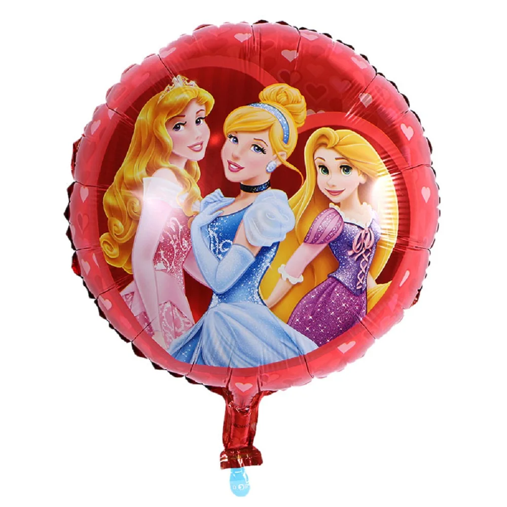 Princess Белоснежка пять принцесса день рождения Фигура фольга вертикально надувная Девочка День рождения Детские игрушки украшения гелиевые шары - Цвет: Princess