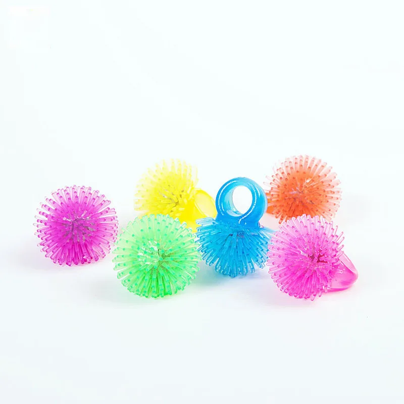 Fashion 50pcs Led Ring Finger Soft Change Flashing Glow Blinking Wedding Fancy Halloween Party Disco Decor For Toy | Дом и сад