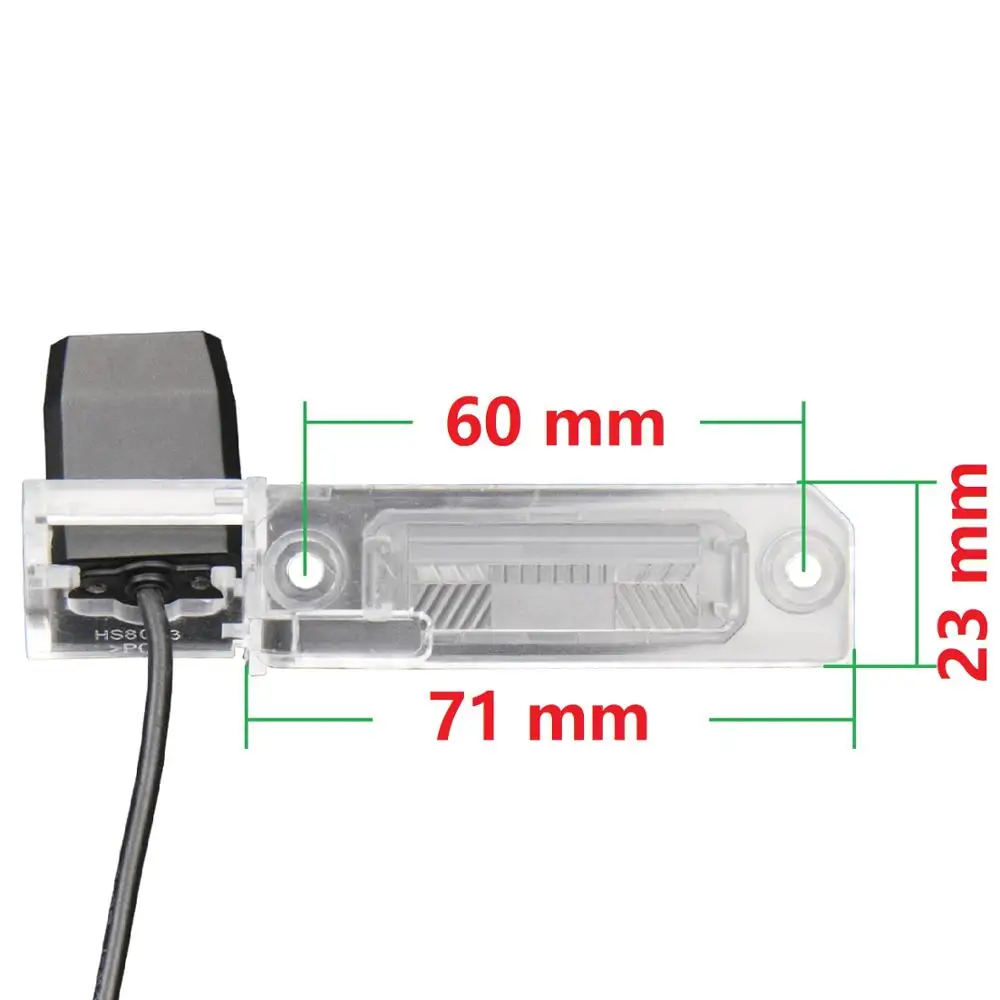 Золотая камера заднего вида HD 1280x720p для VW Caddy MK4 GOLF R32 Passat B5 B6 Golf IV/ Plus Sharan Touran T5 Skoda