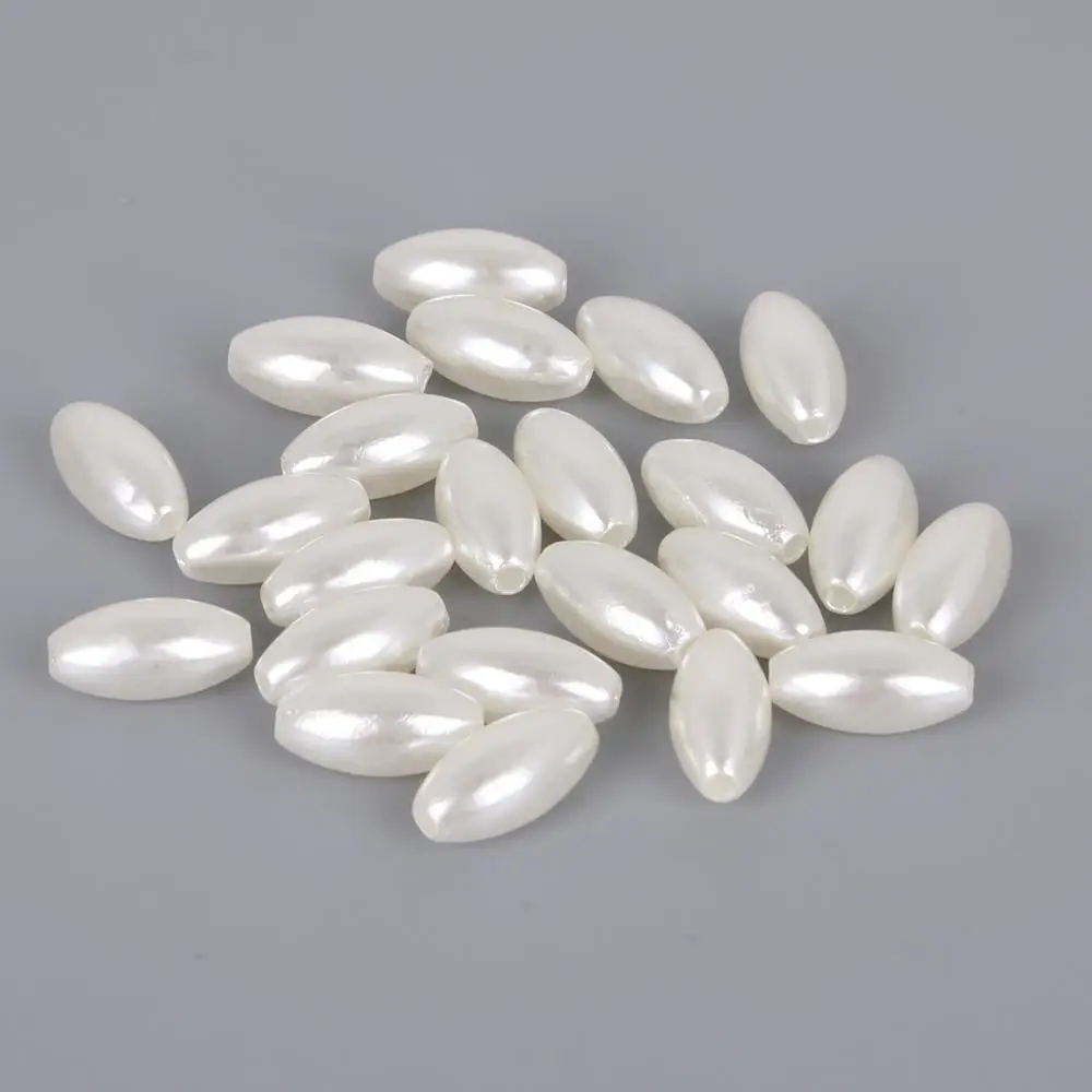 Овальные жемчужные бусины россыпью для бижутерии ожерелий браслетов сережек 100