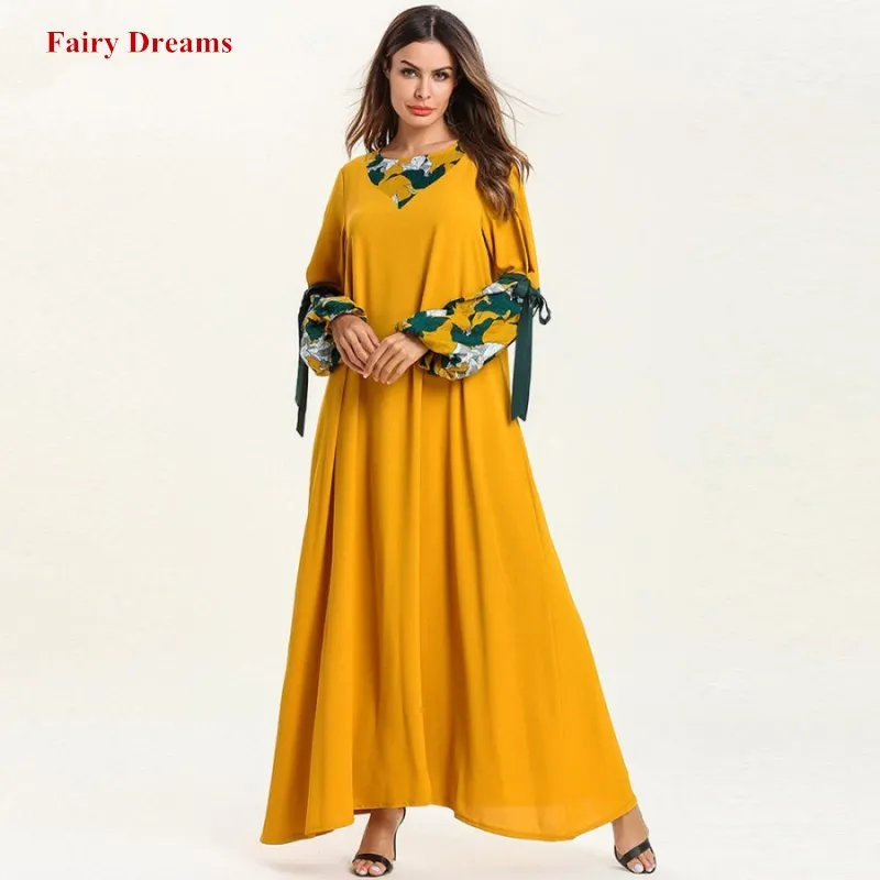 Abayas для женщин мусульманское платье марокканский кафтан женская одежда Дубая