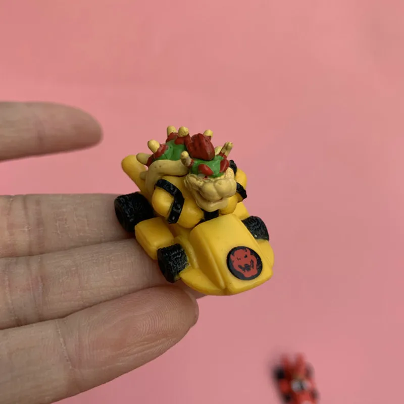 6 шт./лот 3 5 см подлинные россыпью картинг Super Mario Louis с колесами незаменимые