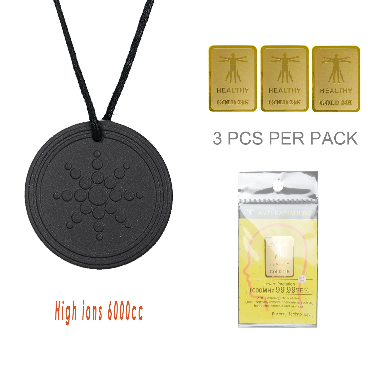 EBUTY натуральные мужские браслеты бусины из черного натурального камня подвески