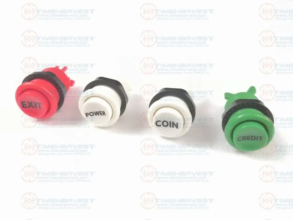 10 шт. 1/2/3/4 плеер кредитной мощность выход американский стиль Кнопка без microswithes