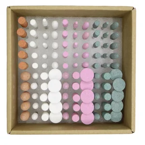 100 шт. стоматологические лабораторные материалы, абразивные камни, смешанные для вращающихся инструментов, шлифовальный камень, колесная головка, инструменты Dremel, аксессуары