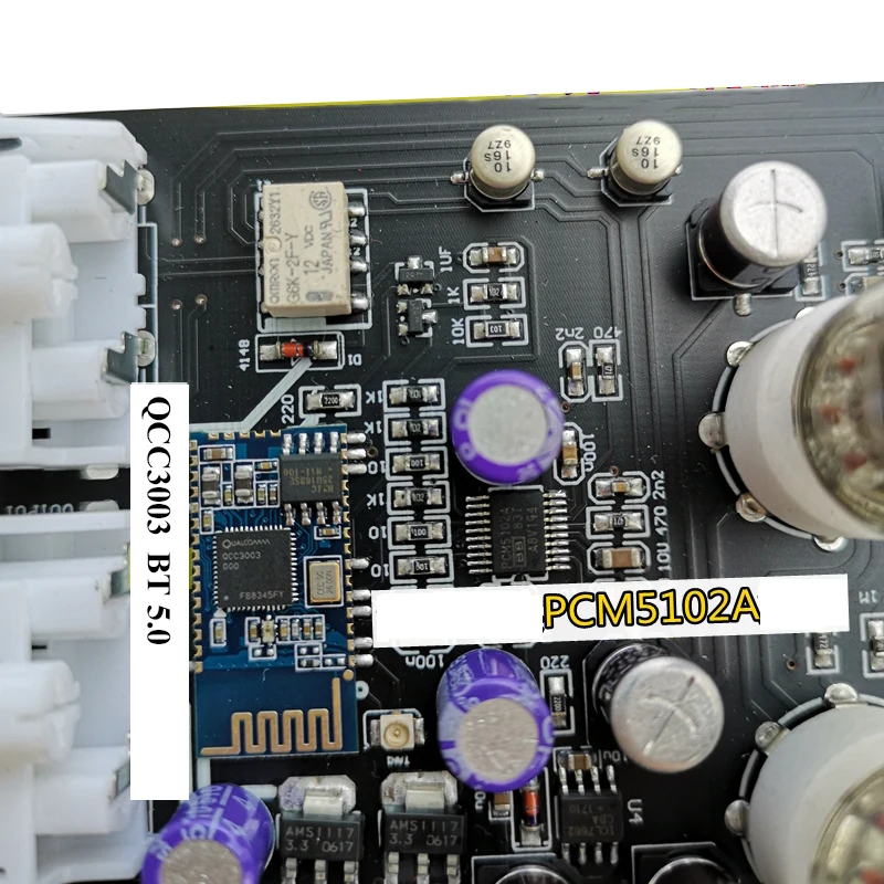Lusya Hifi 6J3 трубка Bluetooth 5 0 предусилитель аудио Плата PCM5102A ЦАП тональная плата с