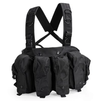 military molle tactical vest ak mag pouch ak47 chest rig airsoft army gear paintball equipment men outdoor combat hunting vests