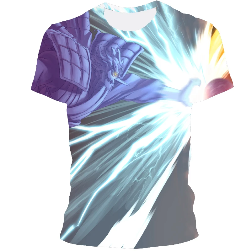 

2021 anime cartoon 3D printed summer T-shirt funny clothes girl boy clothes round neck short sleeve kids clothes