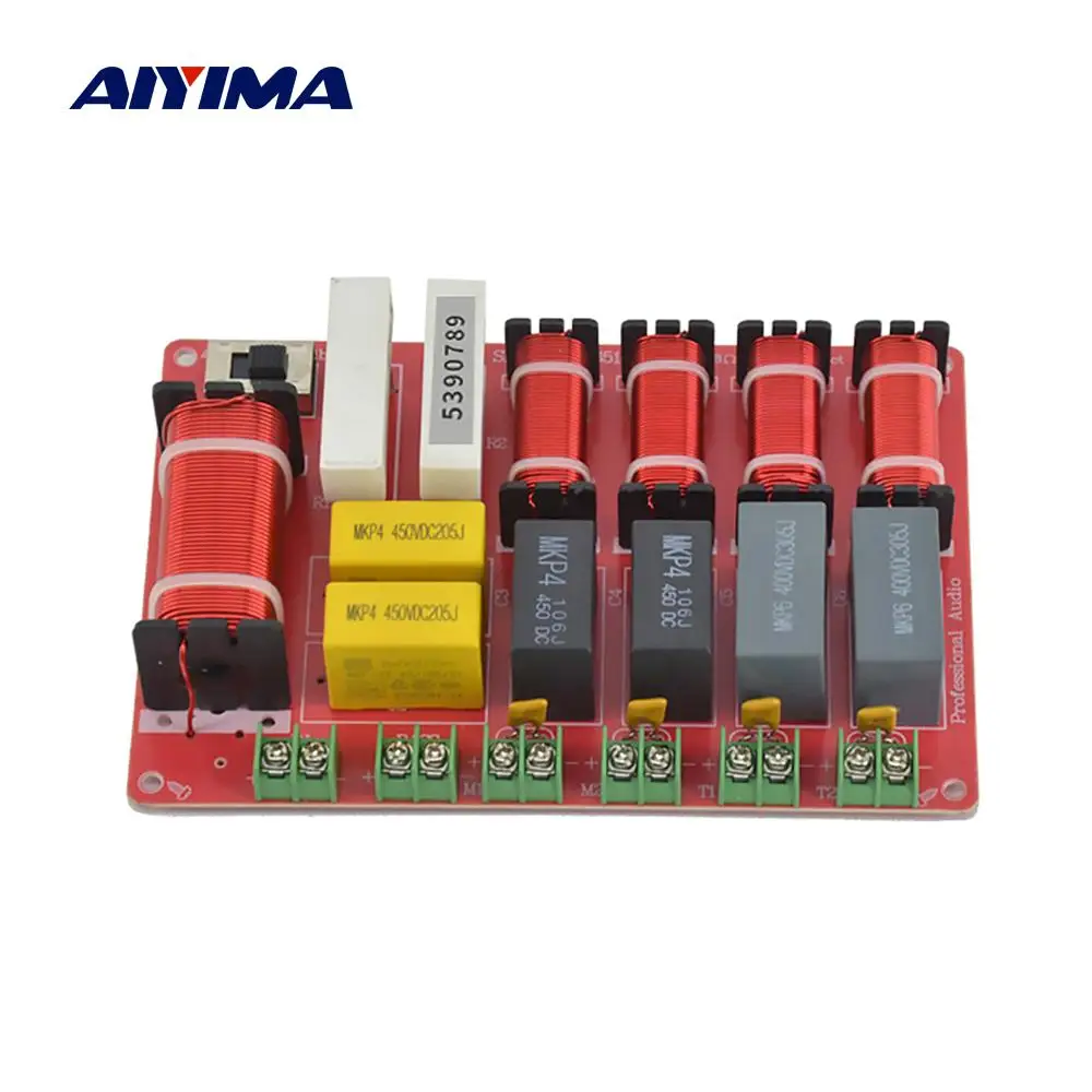 AIYIMA 300 Вт 5 полосный кроссоверный аудио динамик делитель частоты фильтр 2 твитер