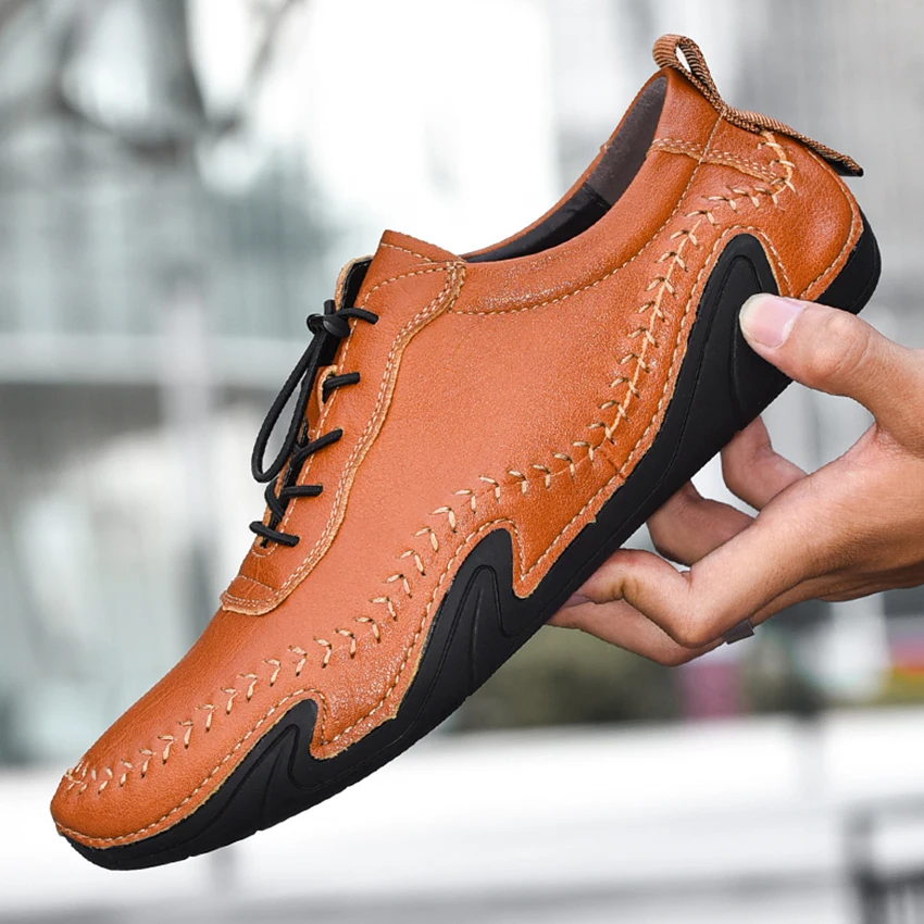 BIMUDUIYU размера плюс мужская повседневная обувь из натуральной кожи Осьминог