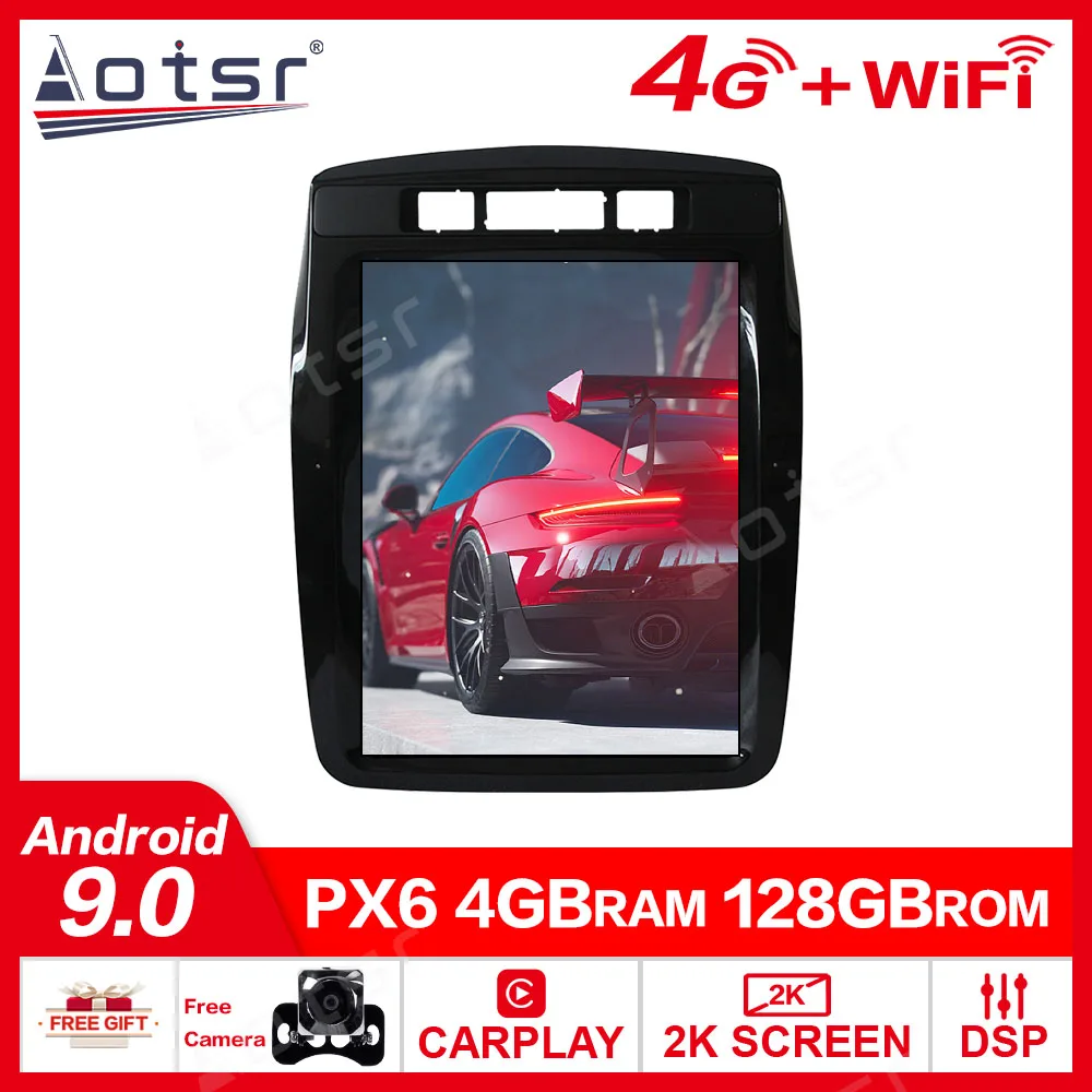 

Android 9.0 4GB+128GB Tesla style For VW Volkswagen Touareg 2010-2017 Android 9 Car Multimedia Player GPS Radio Stereo Head Unit