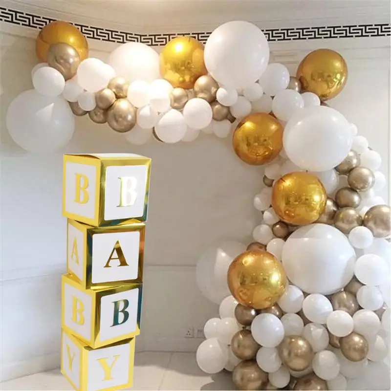 

4PCS Creative Transparent Balloons Box Exquisite Balloons Arch Bridge Accessories Without Balloons for Valentine Day