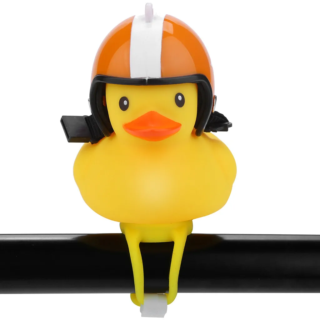 1 шт. велосипедный светильник мультяшная утка руль головной шлем на сияющая