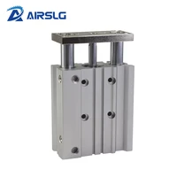 compact guide cylinder thin three axis air pneumatic cylinder with guide rod mgpm12 50z 12 75z 125 150z mgpl16 10z mgpl12 30 50z
