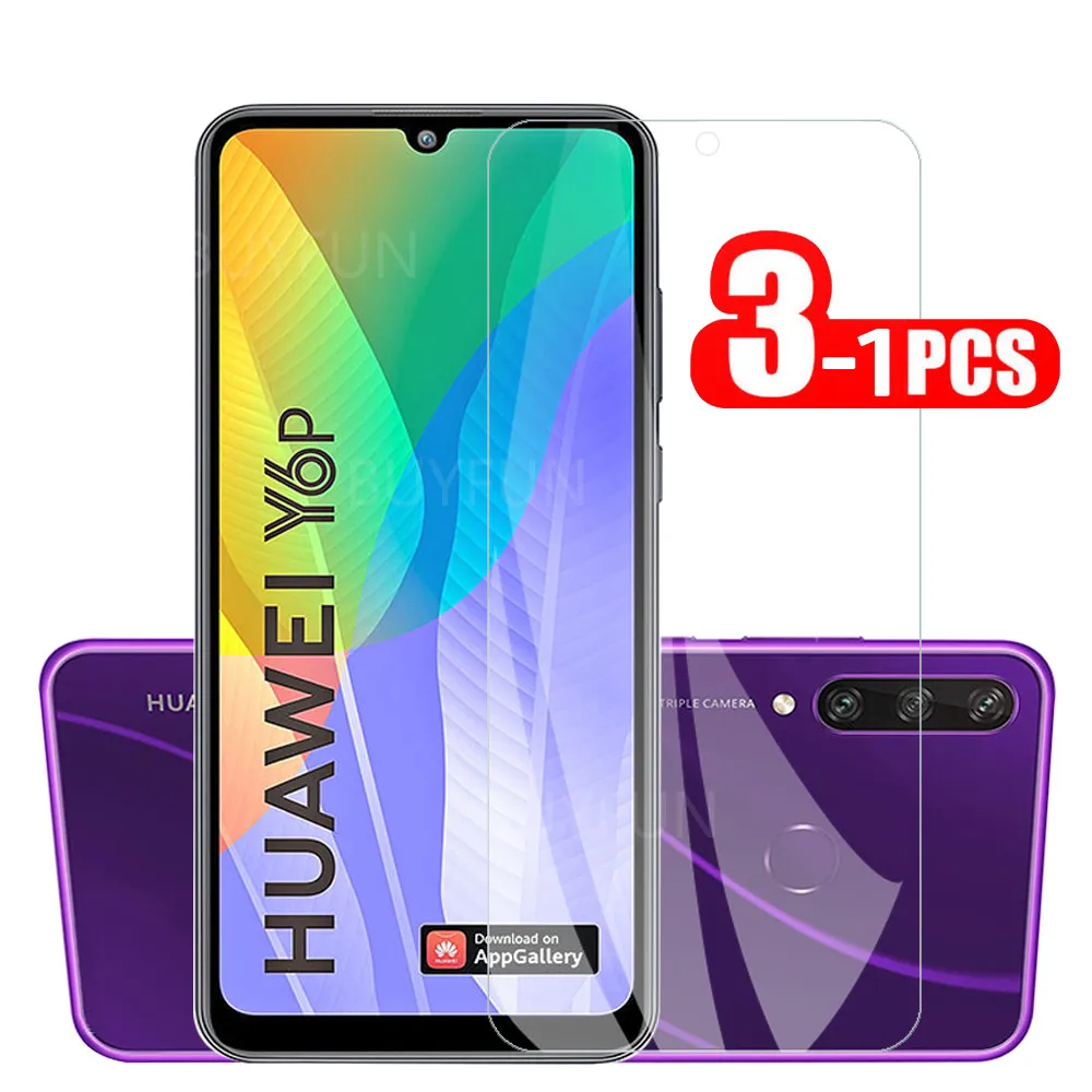 Закаленное стекло с полным покрытием для Huawei Y8p Y7p Y6p Y5p 2020 Защитное экрана y6p y6 p y8p y8