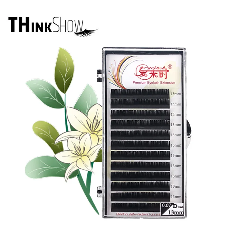 THINKSHOW смешанные длинные ресницы индивидуальное наращивание ресниц 3D корейские