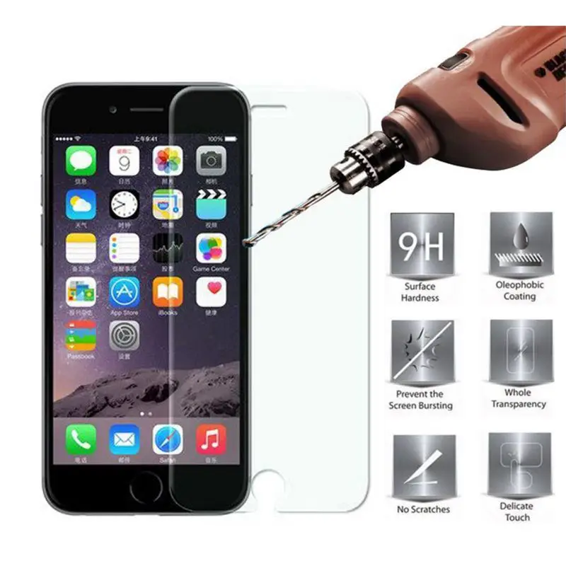 Для iPhone 5 5C SE защитное закаленное стекло для iPhone 7 X XR XS Max Защитная пленка для экрана для iPhone 5S 6 6S 7 8 Plus стеклянная пленка