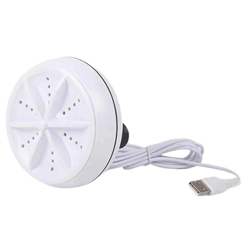 

Portable Mini Washing Machine Ultrasonic Washer For Travel Trip Mini Washing Machine Rotating Ultrasonics Turbines Washer