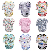 newborn bodysuit baby girl boy clothes 100cotton 0 24 months cartoon print long sleeves infant clothing babysets