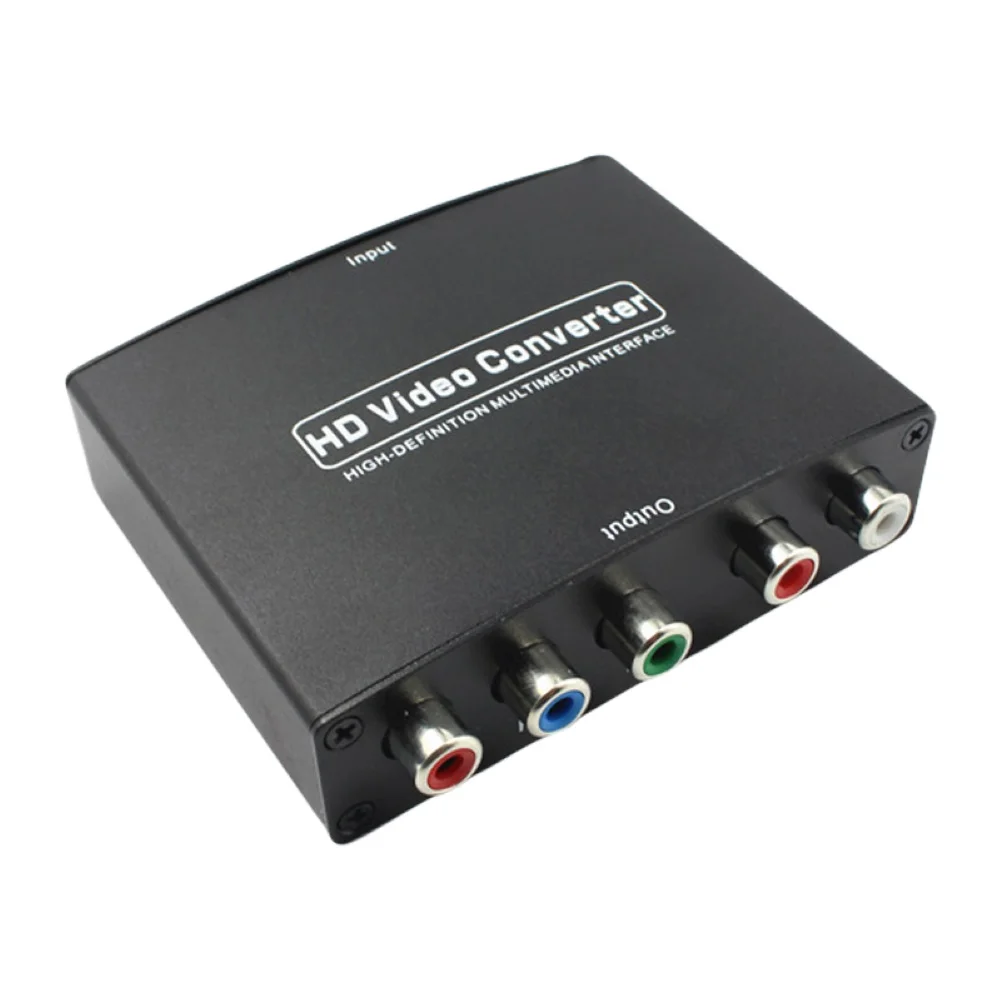 HDMI-совместим с HD 1080P 5 RCA RGB-компонентов YPbPr видео R/L аудиоадаптер | Электроника