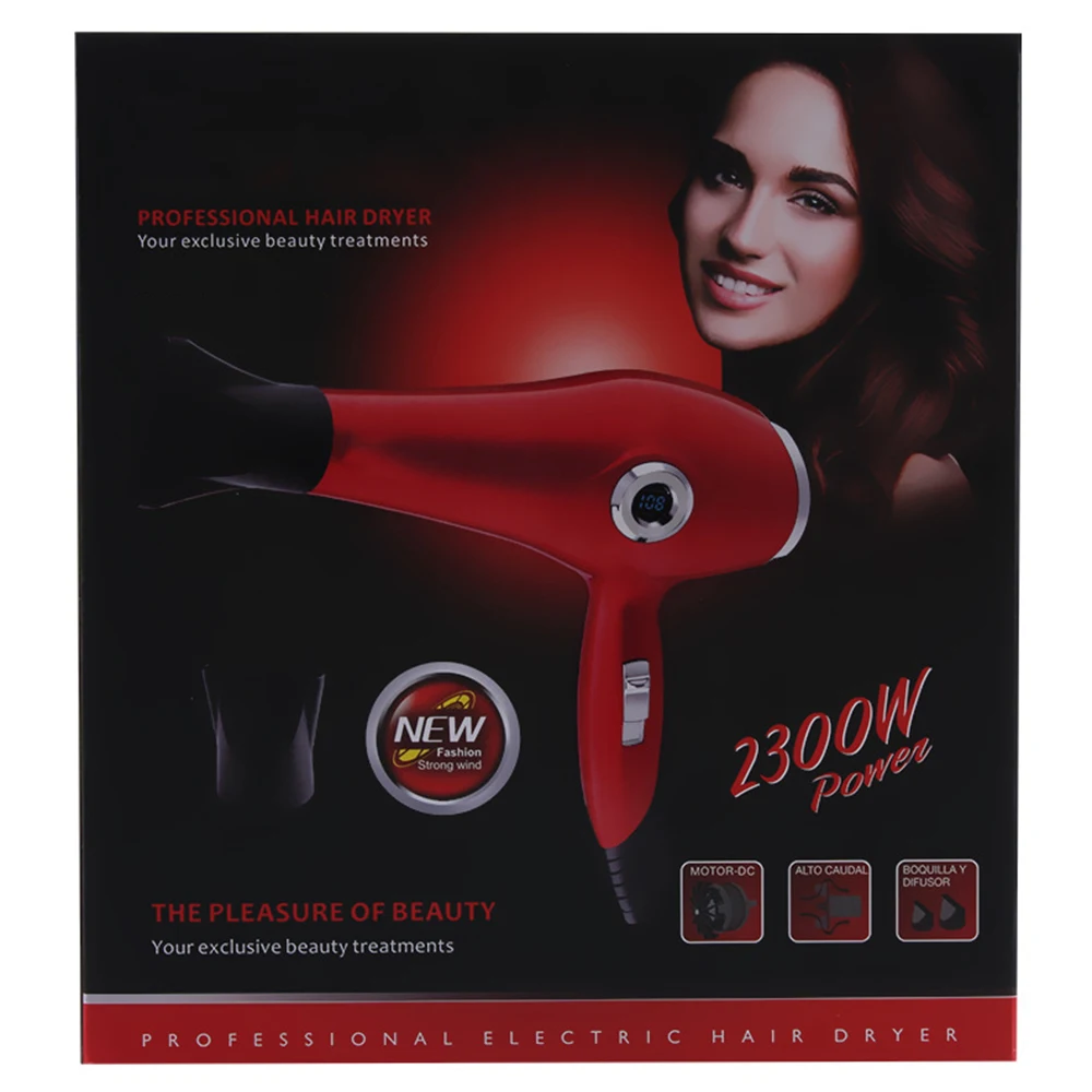Фен для волос с термостатом и светодиодной индикацией температуры 2300 Вт|Фены