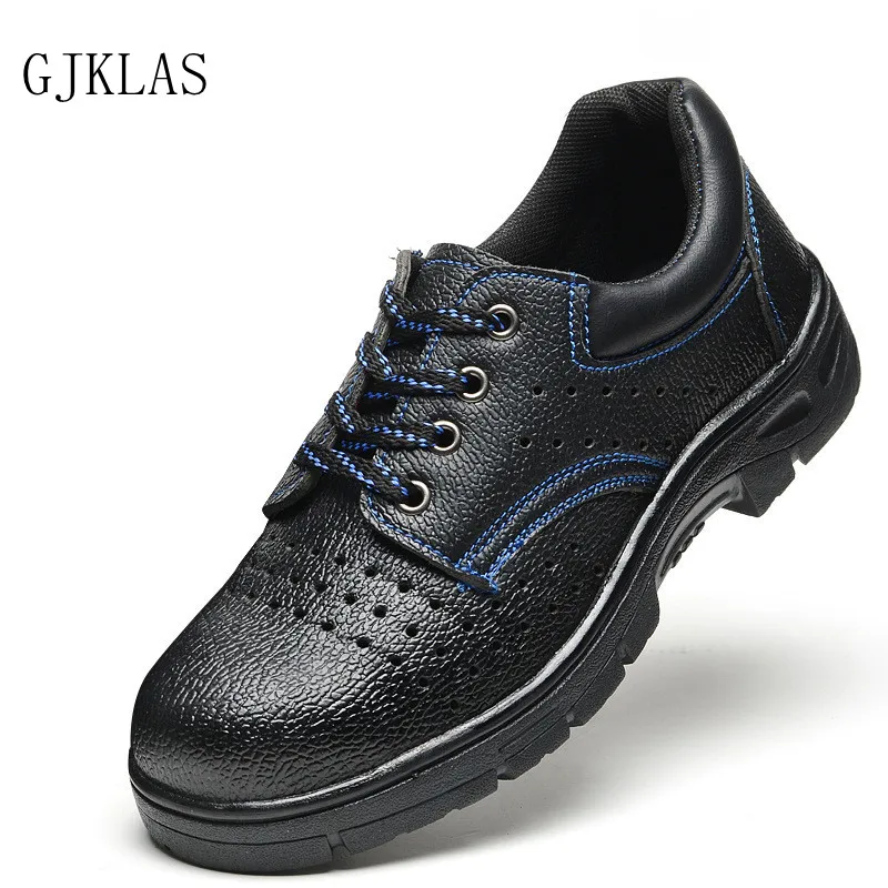 

Men Work & Safety Shoes Steel Toe Caps Anti-Smashing Anti-Puncture Construction Work Boots Non-Slip Breathable Security Shoes