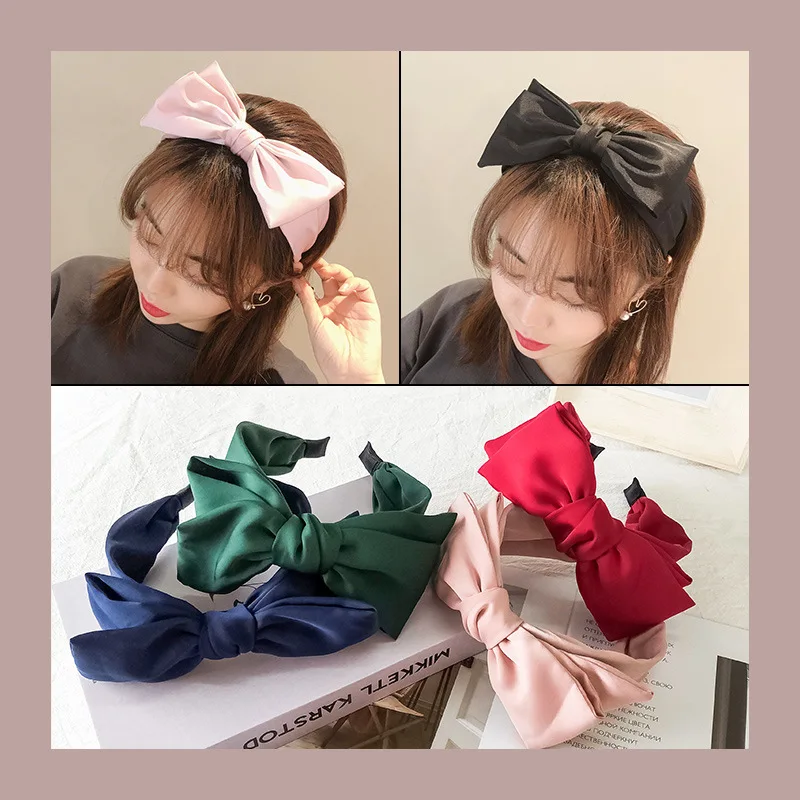 

Oaoleer New Women Girl Lady Fashion Bow Headband Hairband Bow Knot Hairband For Women Girls Hair Accessories Hair Jewelry