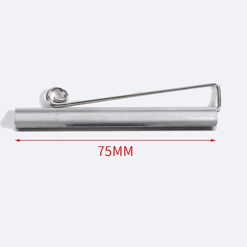 75mm Groove Bifold Money Spring Clip Wallet Replace Parts Check Bar Clamp Cash Holder For Luggage Accessories | Дом и сад