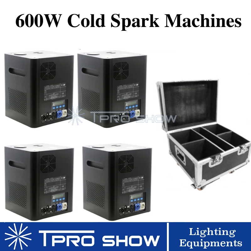 600 Вт холодные Салюты Spark машина с дистанционным управлением DMX блестящие