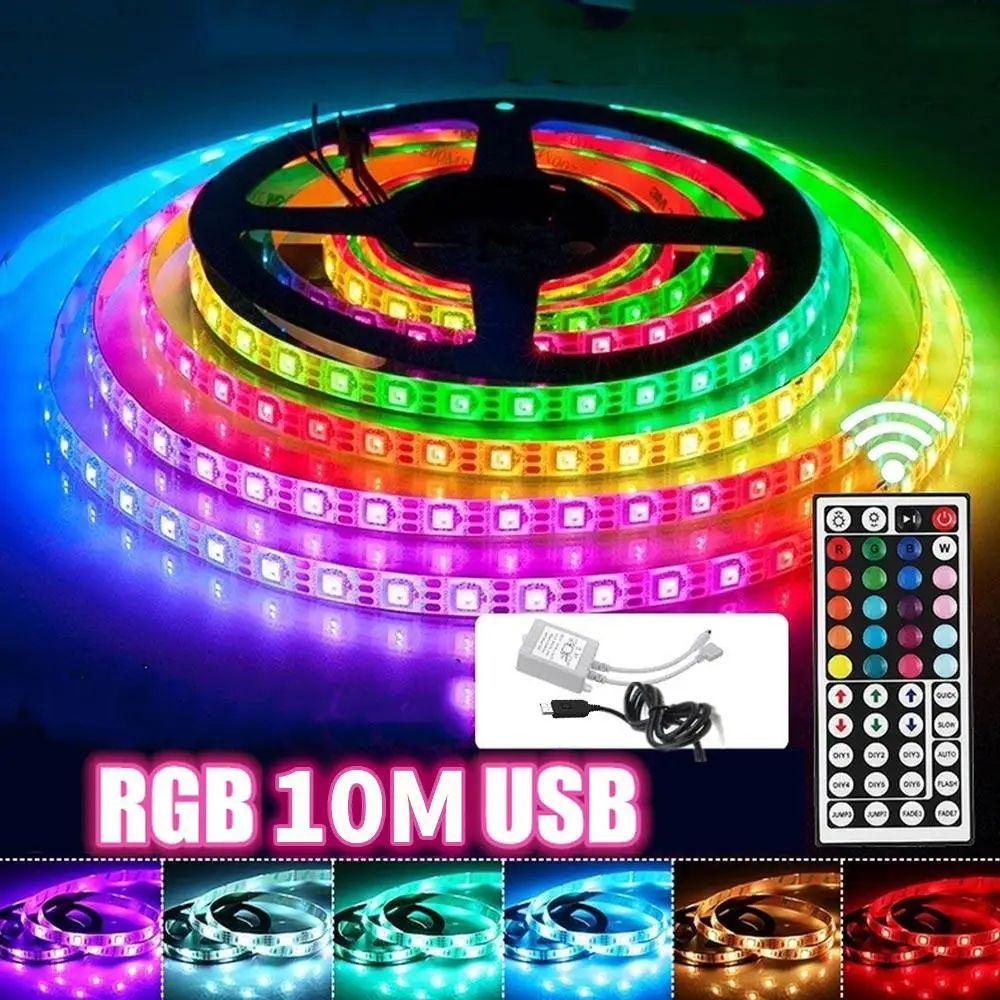 

Bluetooth LED Strip Lights 20M RGB 3528 SMD Flexible Ribbon Waterproof RGB LED Light 5M 10M Tape Diode DC 12V Bluetooth Control