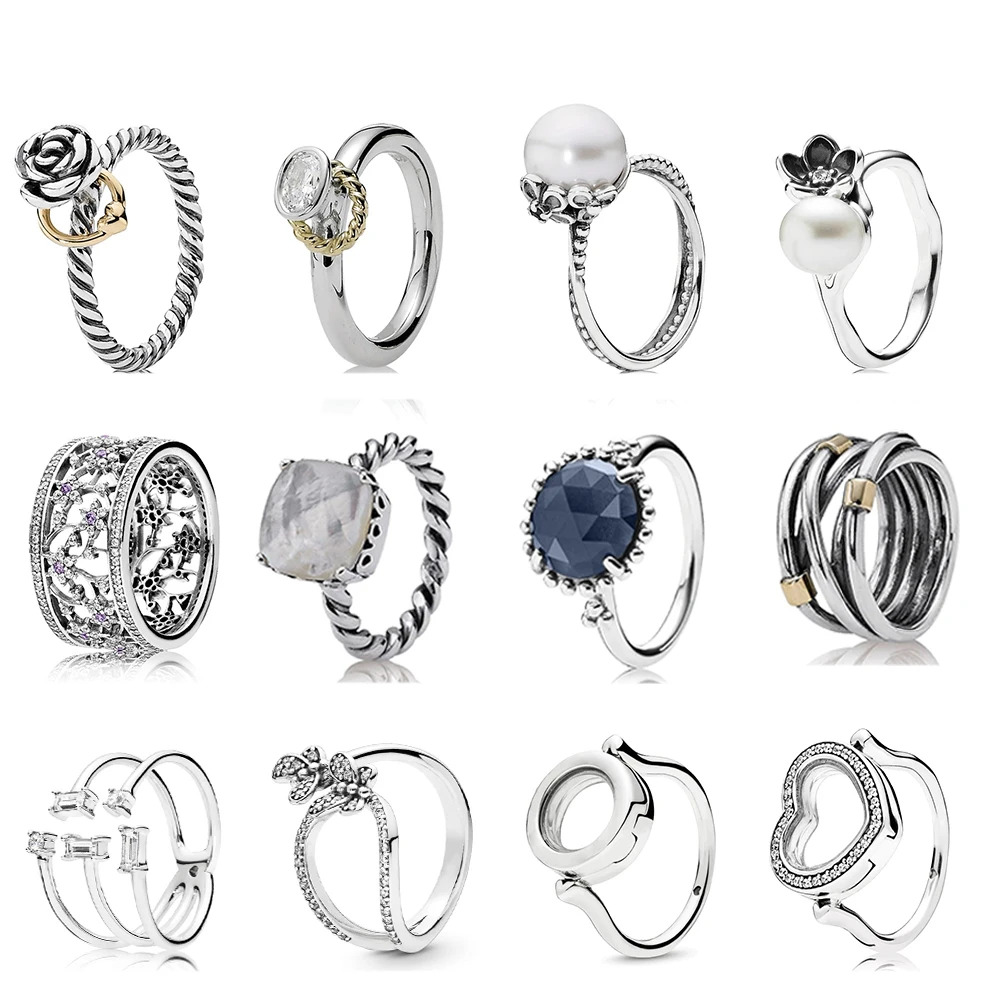 

Кольцо женское из серебра 925 пробы с оригинальным логотипом