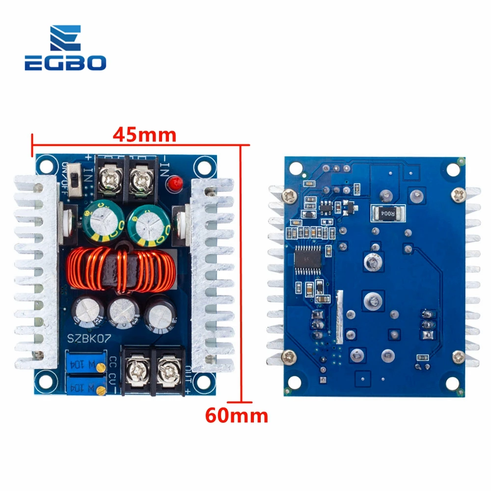 Понижающий преобразователь 300 Вт 20 А DC-DC понижающий модуль питания с драйвером