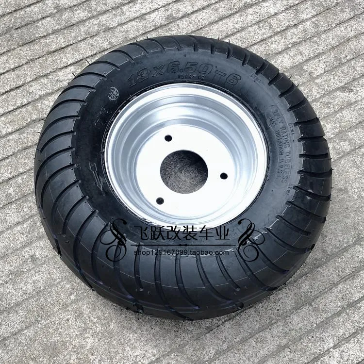 Четырехколесные аксессуары для экскурсионных автобусов 6 дюймовая шина ATV 13x6.50