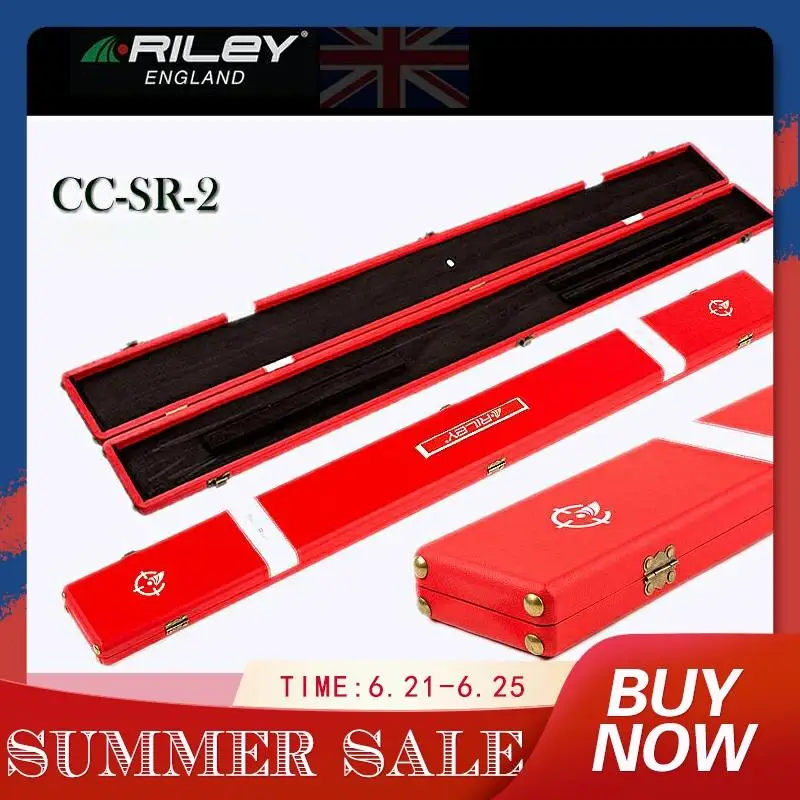 

Original RILEY CC-SR-2 Snooker Cue Box 3/4 Rod Box Professional High Quality Convenience Stick Box Billiard Accessories