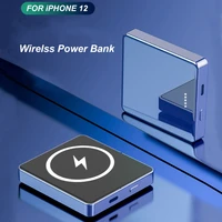 10000mah 20w fast charging portable magnetic wireless power bank for iphone12 13 pro max huawei xiaomi samsung back clip battery