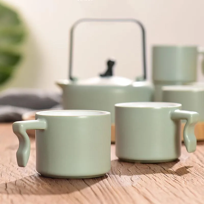 120 мл японская грубая керамическая чашка для чая винтажная кофейная кружка кунг