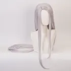 Парик для косплея аниме Моя геройская Академия, из высокотемпературного материала, с фиолетовыми длинными волосами, с кроликом, Мирко