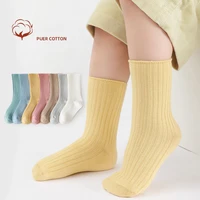 0 12 years kids socks baby boys girls cotton breathable stripe sock children socks for children knee socks long socks school