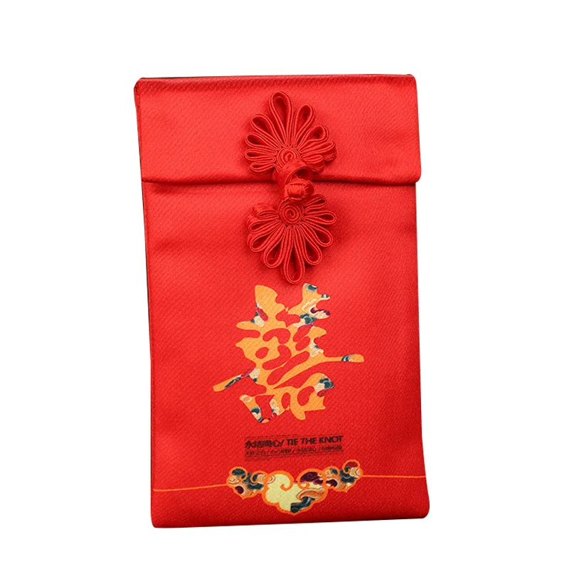 Красный конверт с вышивкой в стиле Тан 2020 креативная красная сумка виде